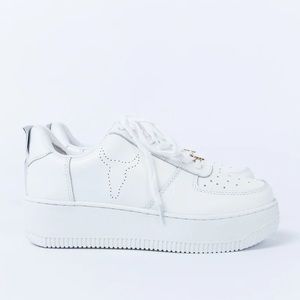 WINDSOR SMITH WHITE RACERR SNEAKERS - Princess Polly